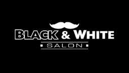 BLACK & WHITE SALON logo